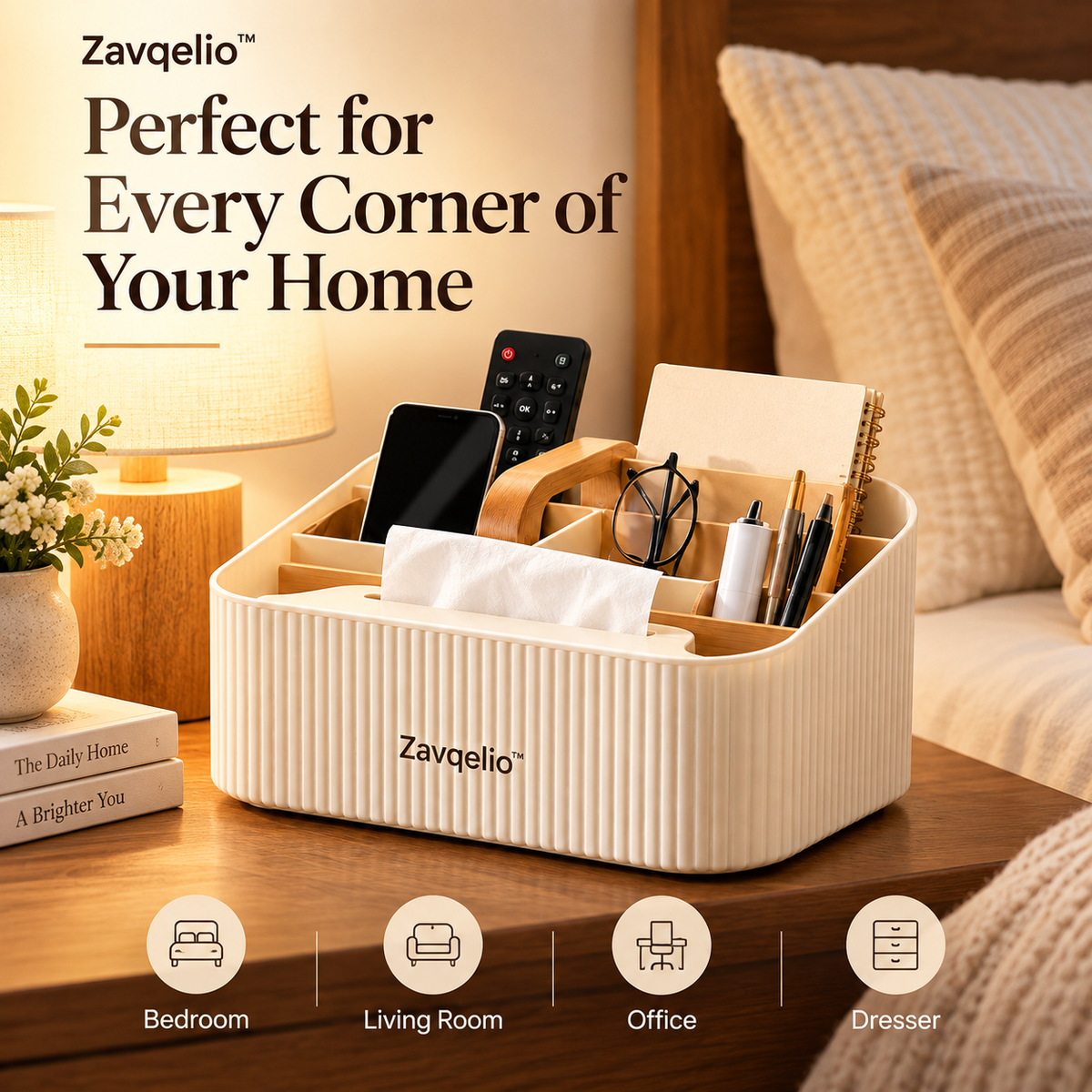 Zavqelio™ HavenNest Multi-Function Home Organizer