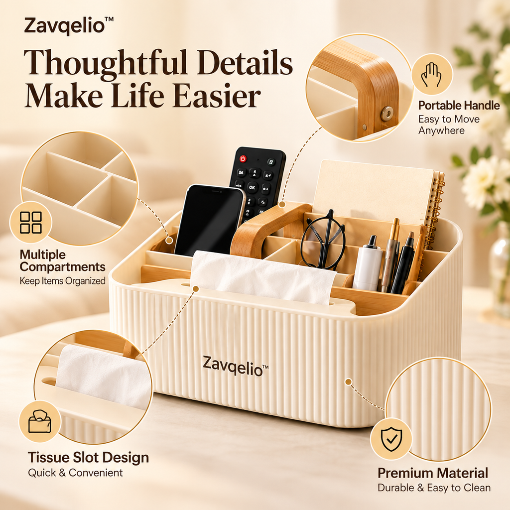 Zavqelio™ HavenNest Multi-Function Home Organizer