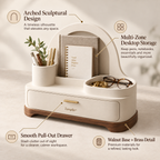 Zavqelio™ Arched Haven Desktop Organizer
