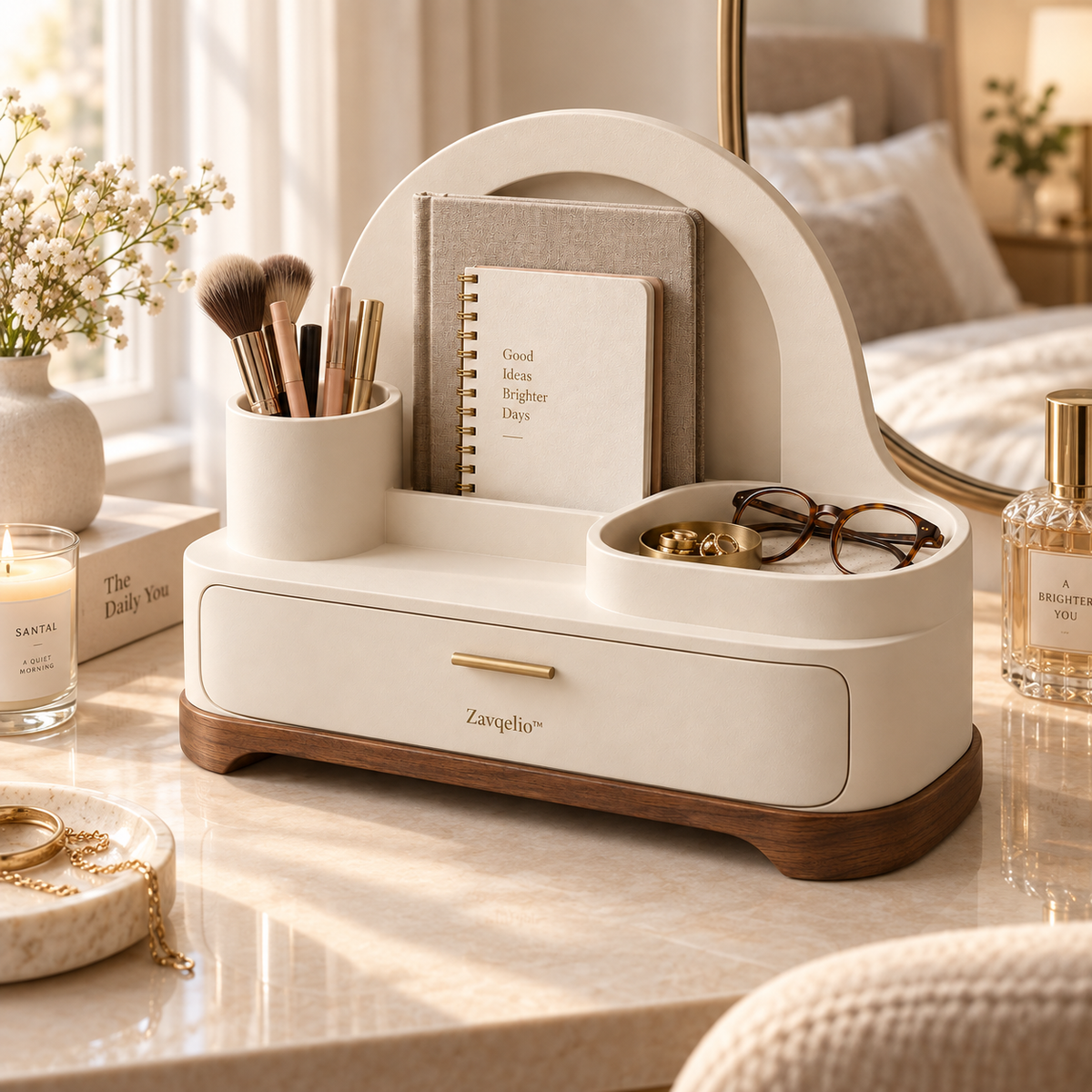 Zavqelio™ Arched Haven Desktop Organizer
