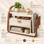 Zavqelio™ Arched Multi-Zone Desktop Organizer