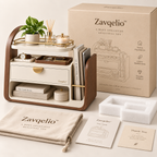 Zavqelio™ Arched Multi-Zone Desktop Organizer
